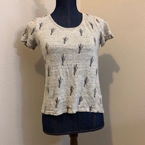 Artisan NY cactus print soft T-shirt.